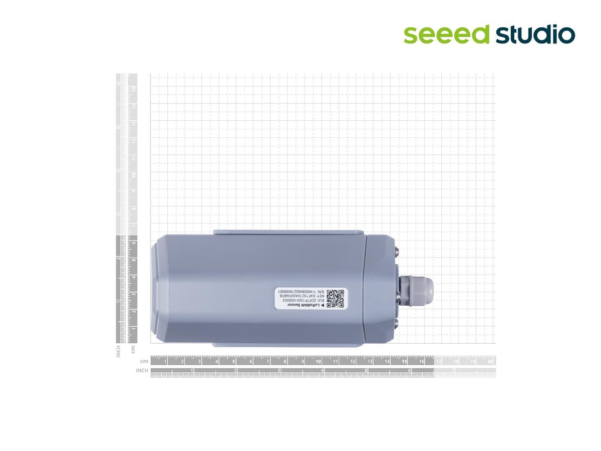 SenseCAP S2100 size dimensions - product physical measurements and scale